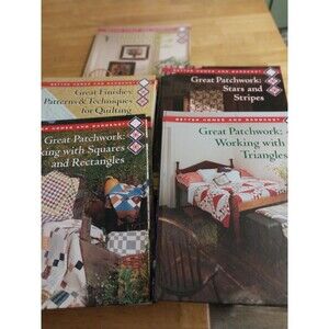 Lot of 5 Better Homes and Garden Quilting Books